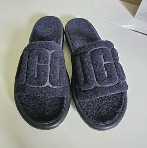 UGG Black Mini Slide Sandals